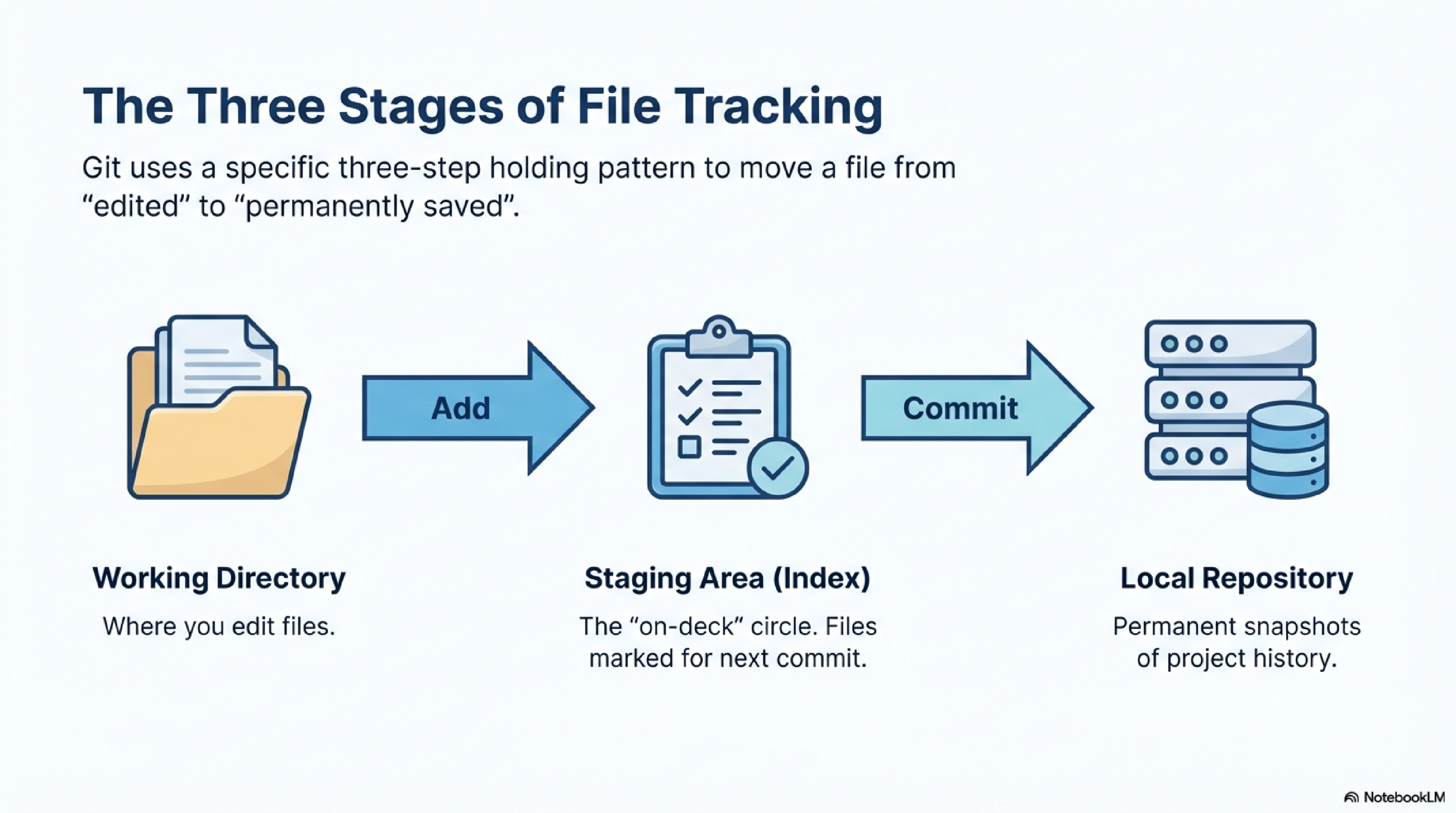 Three Stages of File Tracking