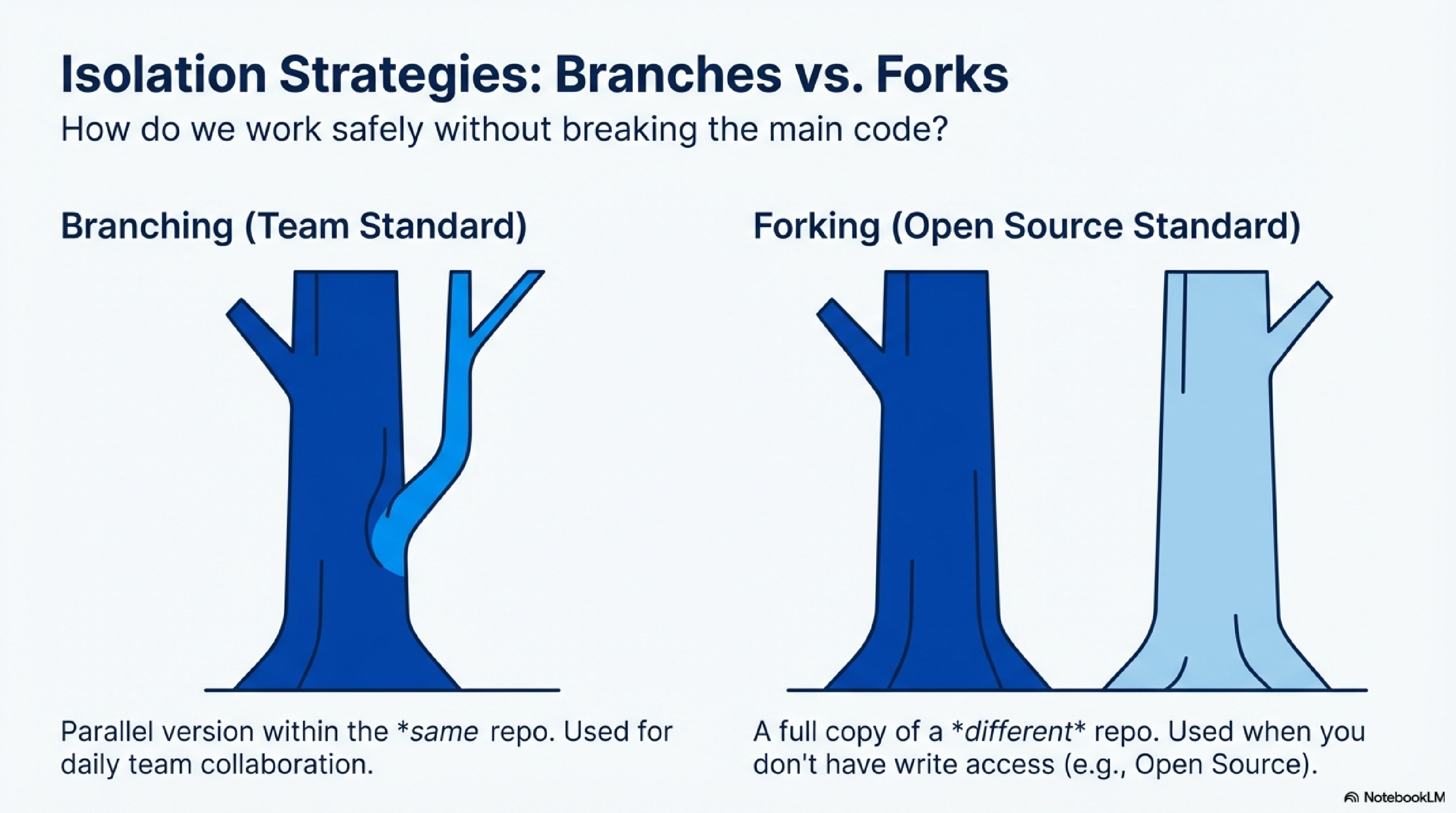 Branches vs Forks